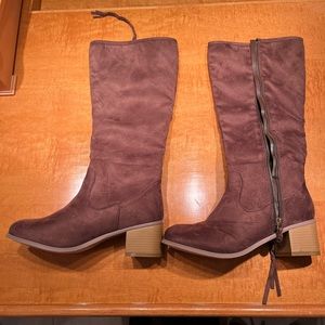 Brown Over The Knee Boots